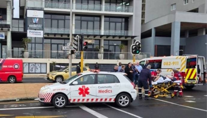 Emergency services responded to a motorcycle accident in Table View, Cape Town