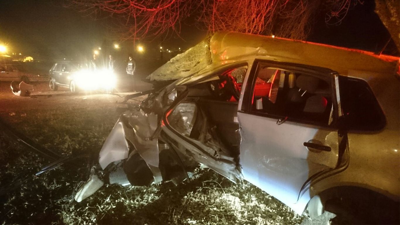 Man killed, youngsters critically injured after car crashes into tree ...