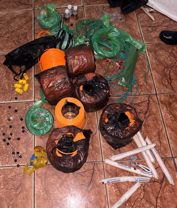 Two foreign nationals arrested for the unlawful possession of explosives following an intell-driven operation in Randfontein