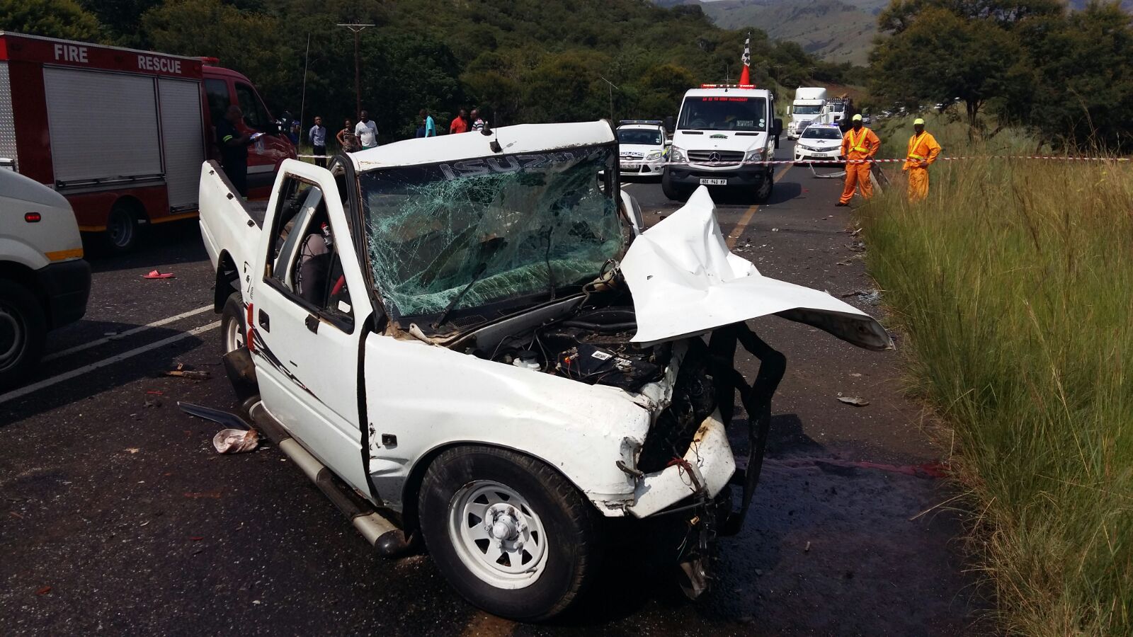 Three killed and nine injured in collision on the N4 near Waterval Boven