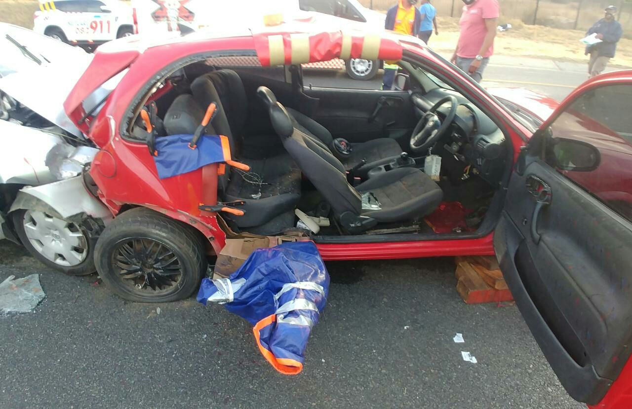Gauteng: Four injured in N1 Midrand crash