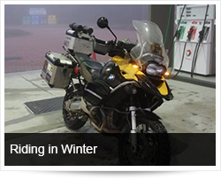 Motorcycle Safety and Riding in Winter and on Icy Roads