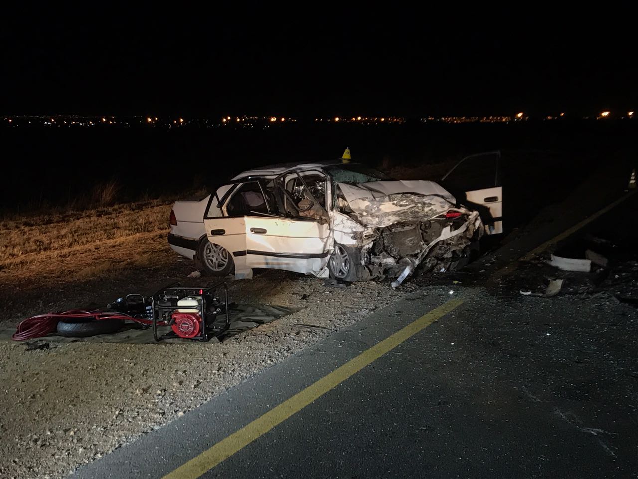 One killed, three critical after a two vehicle collision, Westonaria