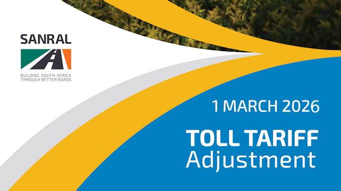 Toll tariff increase effective 01 March 2026