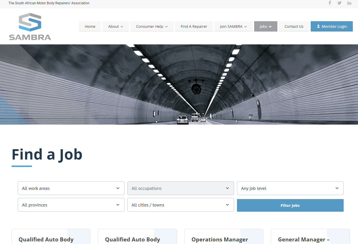 SAMBRA opens the door to exciting career opportunities in motor body repair