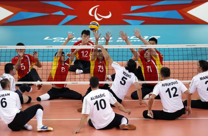 China vs Bosnia at London 2012 Paralympics