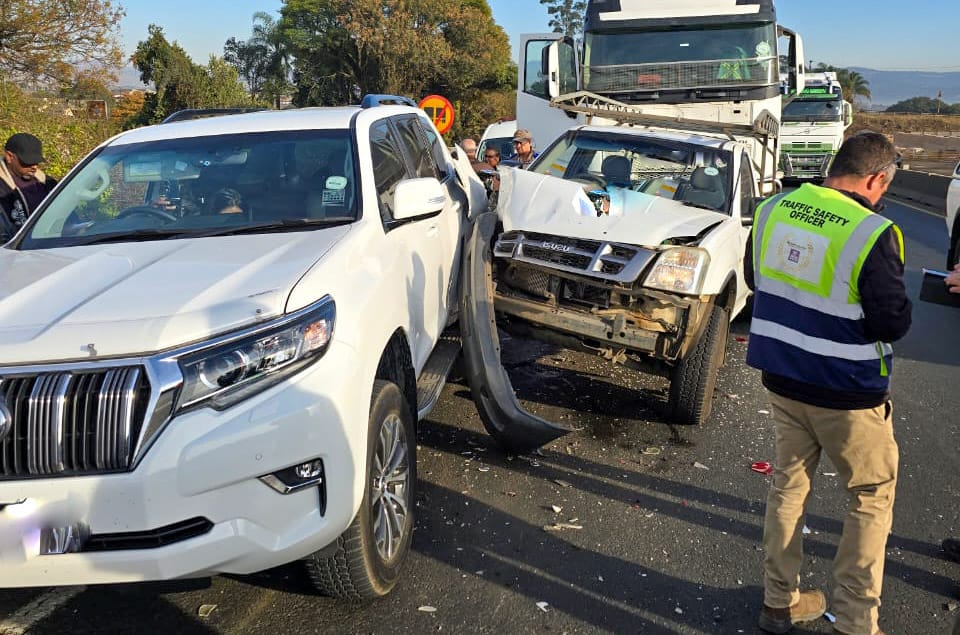 Multiple people were injured in a collision between a truck and two ...