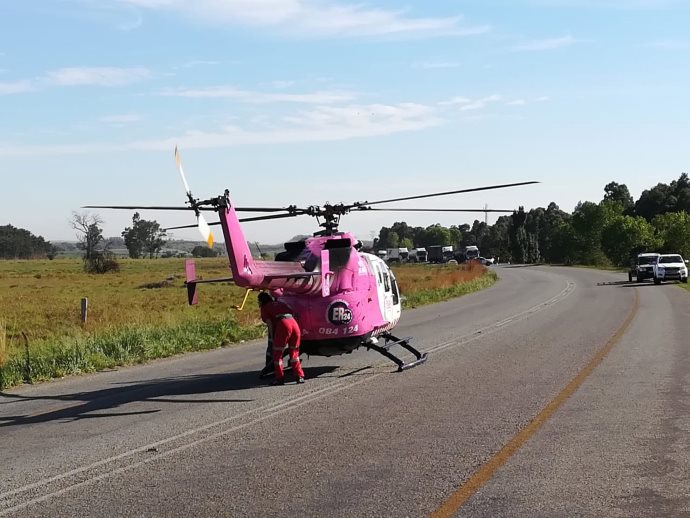 Three killed, including a child, in a head-on collision on the R59 near Vereeniging
