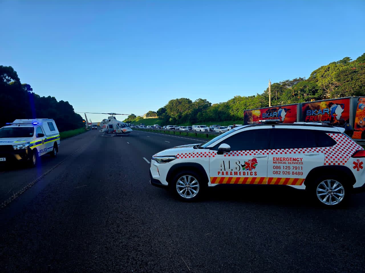 Two guards have been wounded in a cash heist on the N2 southbound near ...