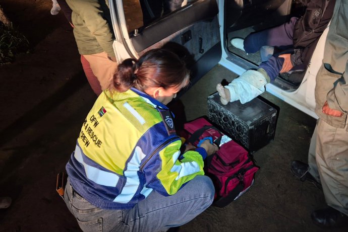 Young woman severely bitten by a dog, treated by DFW Fire & Rescue NPC Emergency First Aid responders
