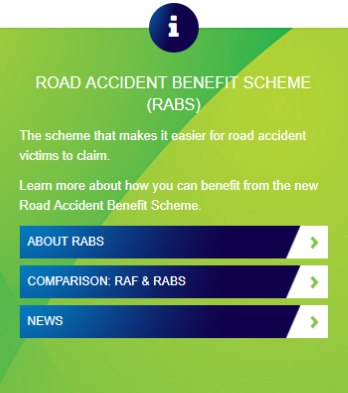 Road Accident Fund Benefit Scheme