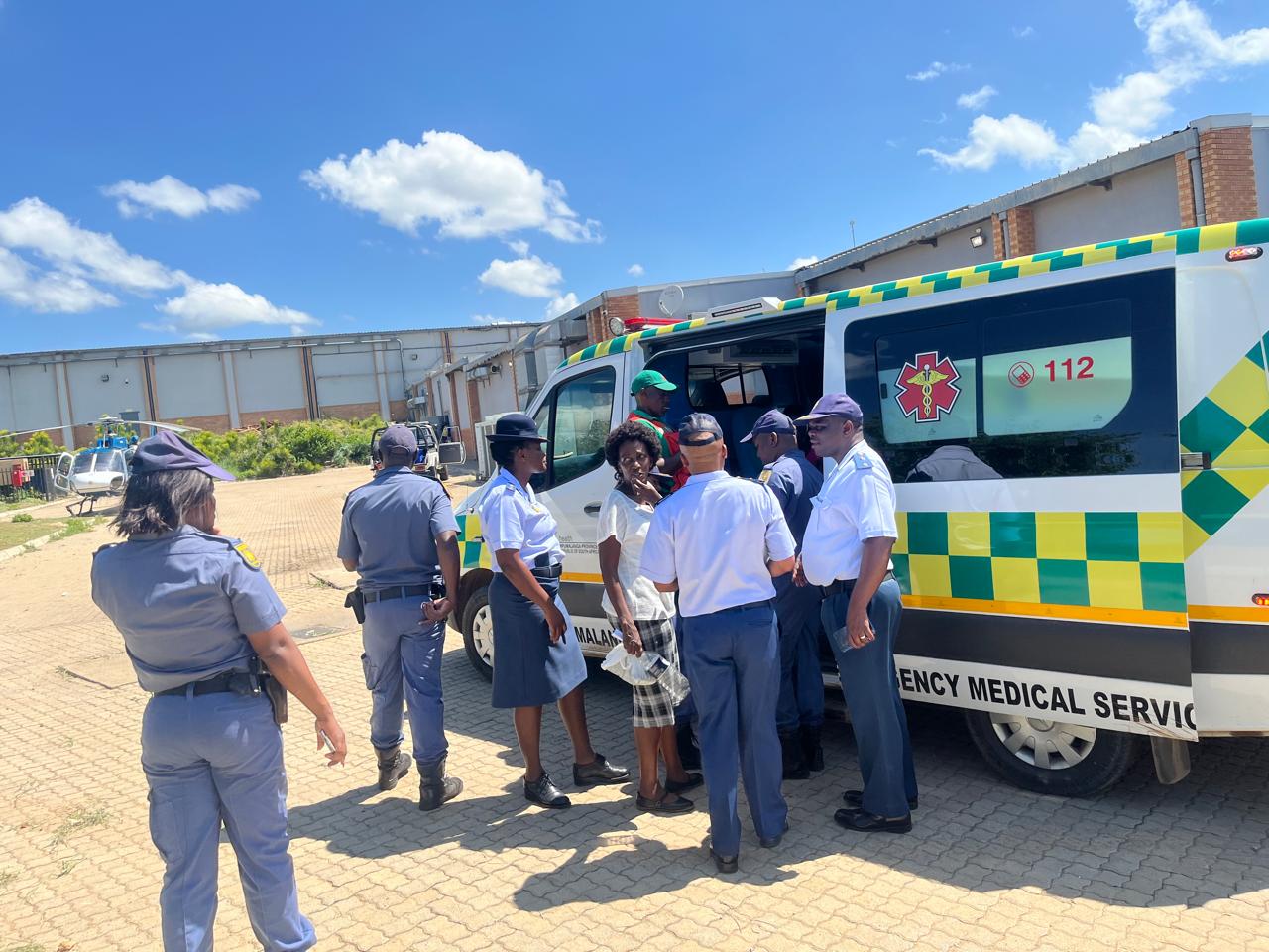 Young lady rescued by police after being swept away by strong river current